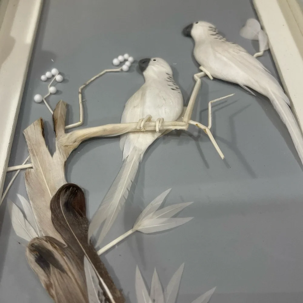 Vintage birds 3D
